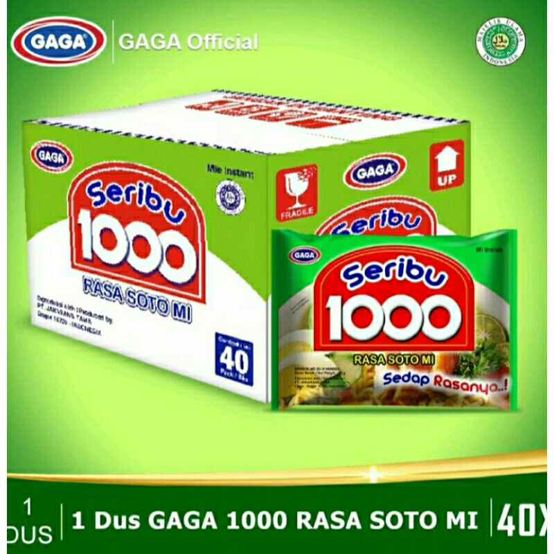 

1 dus Mie GAGA 1000 Rasa Soto