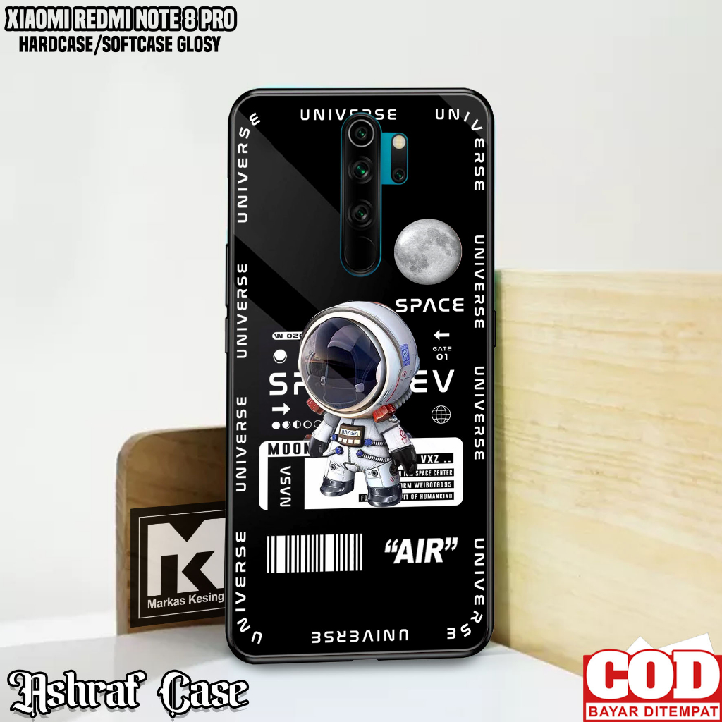 Case Xiaomi Redmi Note 8 Pro - Casing Xiaomi Redmi Note 8 Pro ( PLNT ) Softcase Glass - Silikon Xiao