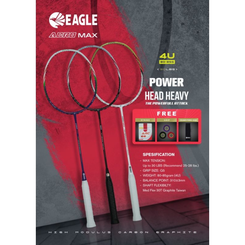raket badminton eagle acro max