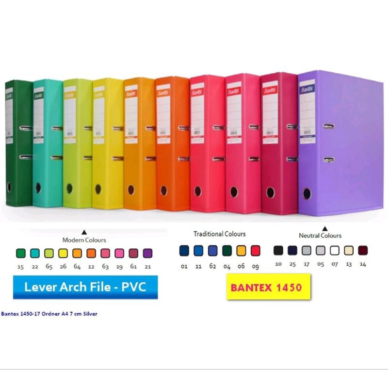 

Ordner bantex 1450 A4 punggung 7cm