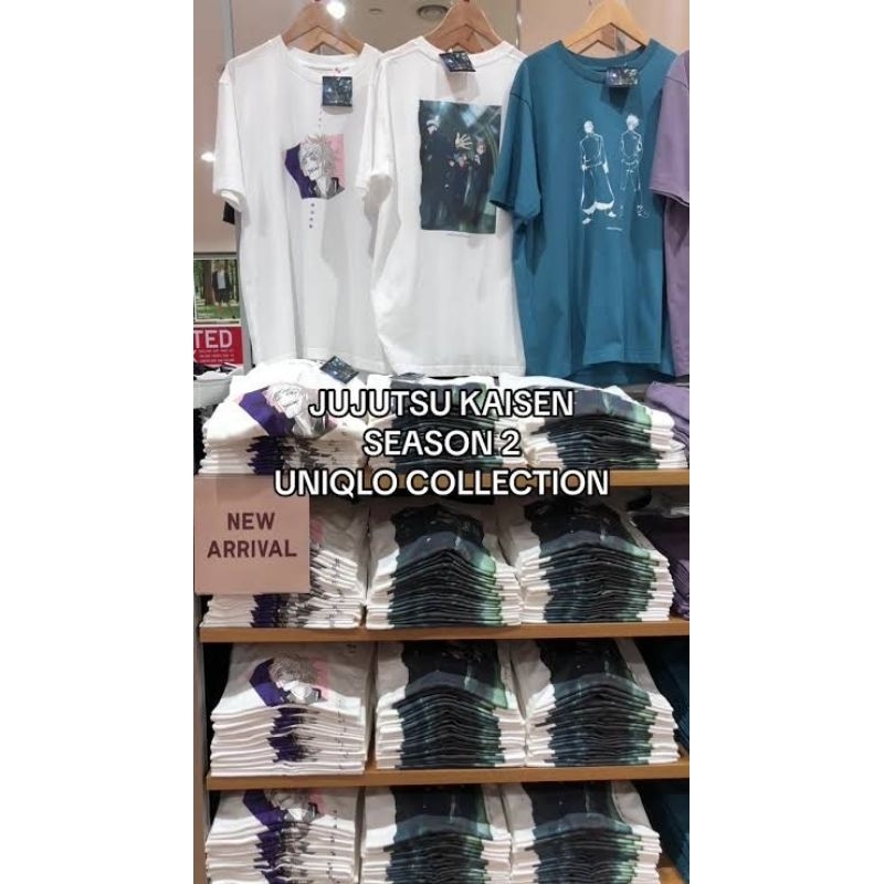 UT Jujutsu Kaisen Season 2 SHIBUYA TOKYO T-Shirt Lengan Pendek UNIQLO