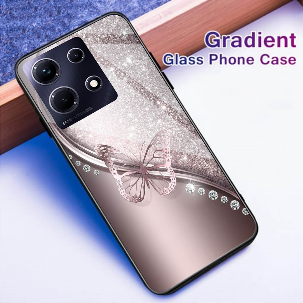 (LC 14) Softcase Kaca Infinix Note 30 Note 30 Pro - Kesing hp Infinix Note 30 Note 30 Pro - Case Can