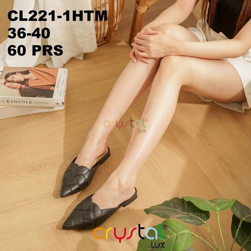 Sandal Karet Wanita Import Sandal Selop Ujung Lancip Kepang Sendal Cewek Terbaru Nyaman