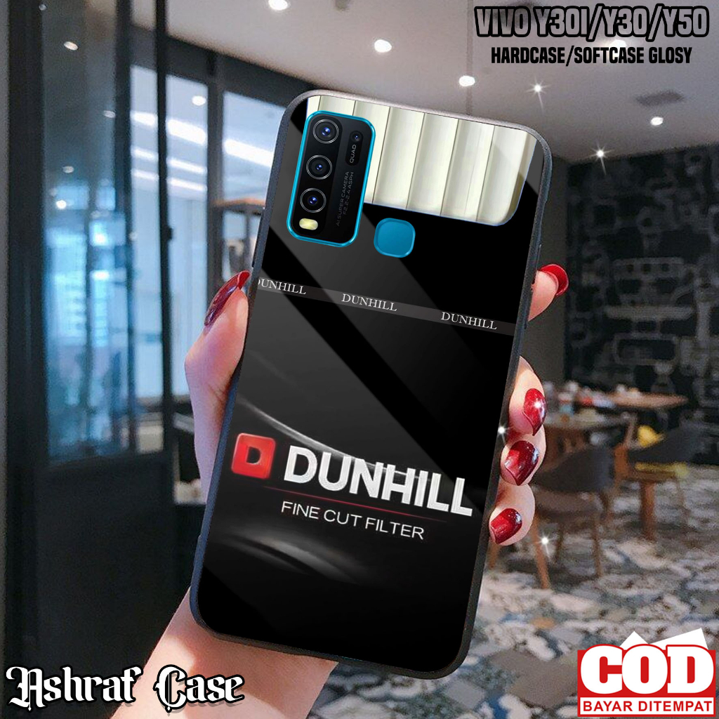 Case Hp Vivo Y30i / Y30 / Y50 - Casing Hp Vivo Y30 / Y30i / Y50 ( RKK ) Softcase Glass Kaca - Kondom