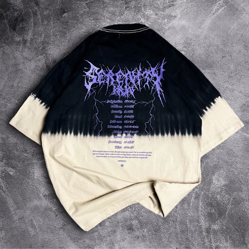 [Oversize] BAJU KAOS OVERSIZE TIE DYE / OVERSIZE T-SHIRT TIE DYE "Calmness"