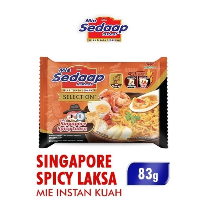 

mie sedaap Singapore spicy laksa 1pcs