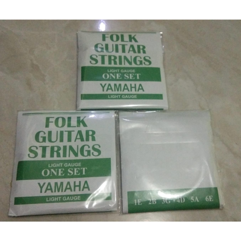 Senar Gitar Akustik Yamaha Folk Guitar Strings - 1 Set