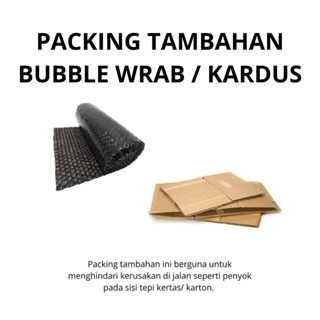 

TAMBAHAN PACKING BUBBLE WRAP / KARDUS