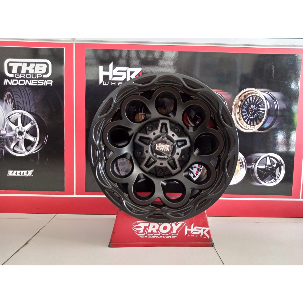 Velg Ring16 HSR BAJO 1096 R16 Velg Triton,Strada,Hilux,Fortuner Khusus Lubang 6