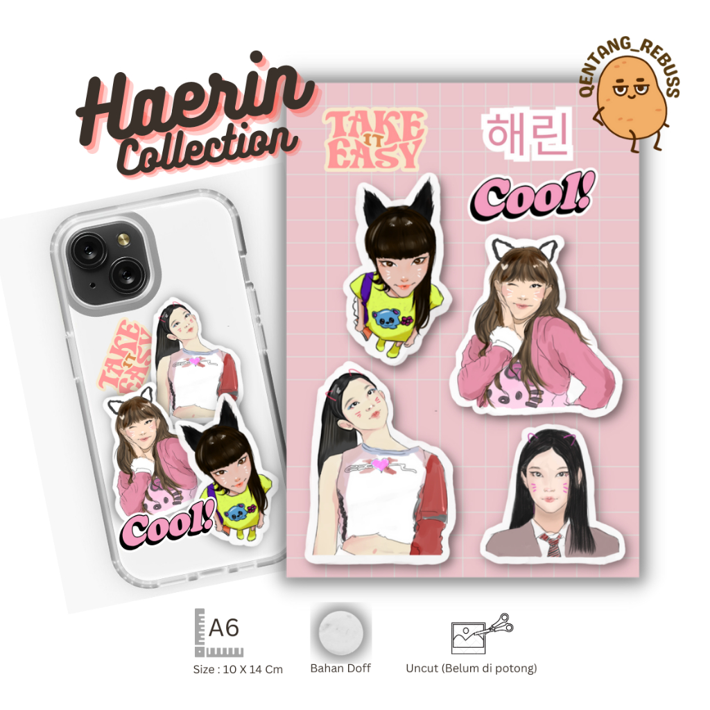 

STICKER SET Haerin New Jeans collection [Limited]