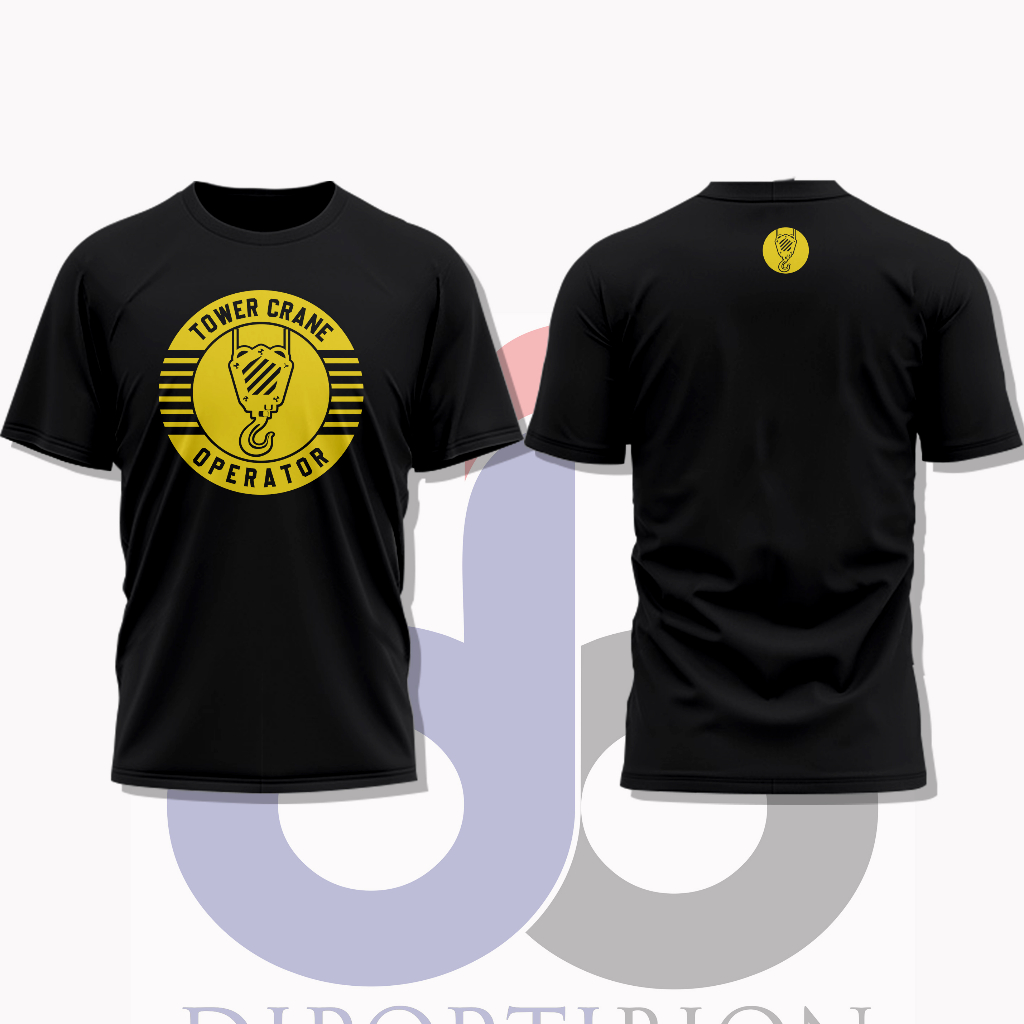 Tower Crane Operator Short Tshirt / Kaos Lengan Pendek Operator Tower Crane