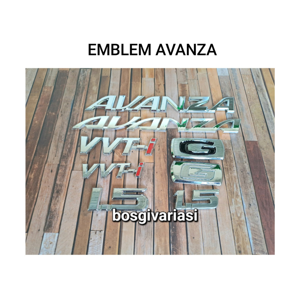 Emblem avanza G 1.5 / Emblem avanza old / emblem avanza g vvti 1.5 / emblem avanza new / Toyota avan