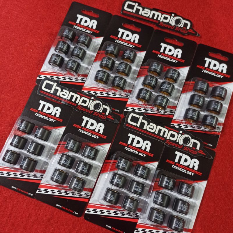 Roller CVT TDR Racing Black Teflon All New Scoopy FI ESP LED Prestige 2020 2021 2022 UP