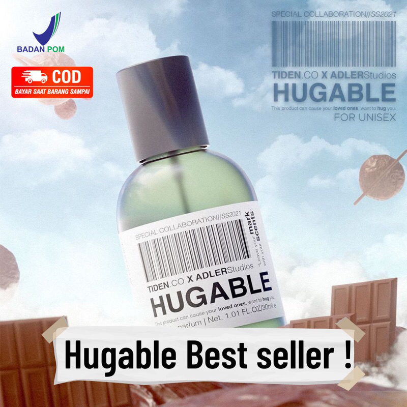Parfume Hugable | Tiden.co perfume | 30ml | Hugable Intense | Hugable | Manner Spesial Collaboration