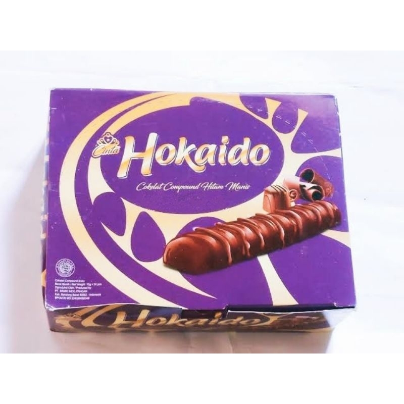 

Hokaido Wafer Coklat Compound Hitam Manis Isi 24 Pcs