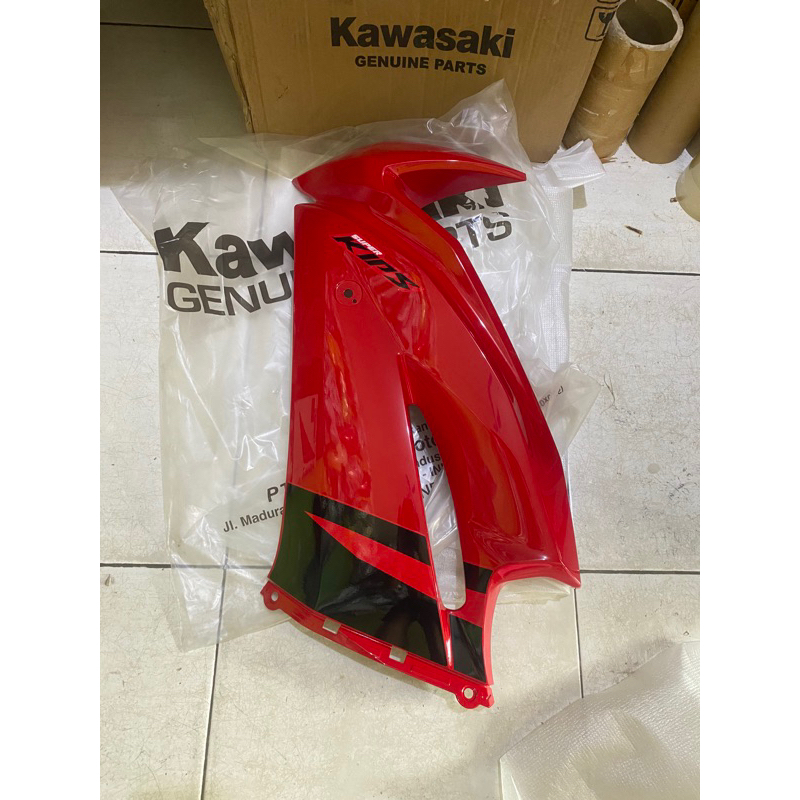 Kiri Fairing sayap ninja rr new merah 2012 2013 stiker KIRI