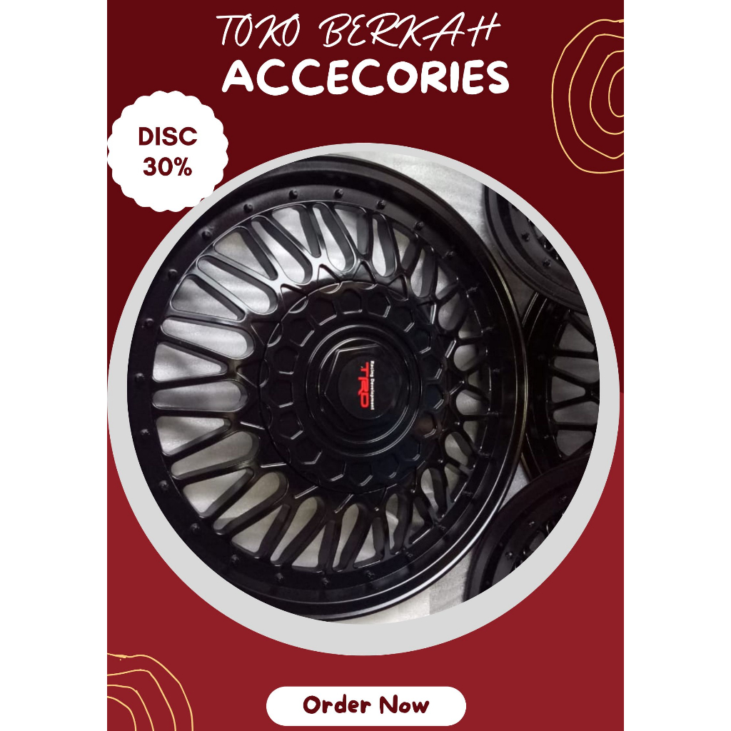 "Tutup Dop Velg Mobil Ring 14 - Dop Velg Kaleng Mobil Ring 14 - Dop Velg Mobil Ring 14 - 1 SET DOP R