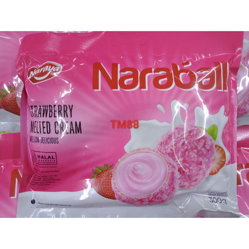 

WAFER SALUT KUKIS RASA STROBERI NARAYA/WAFER BALL STRAWBERRY FLAVOUR