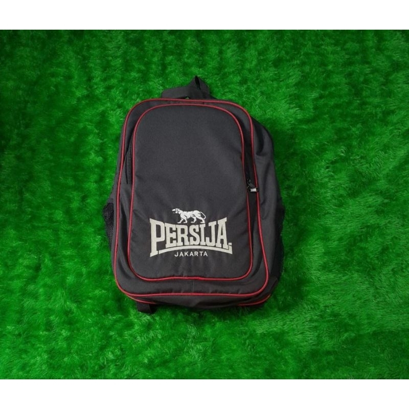 Tas backpack persija jakarta black full bordir