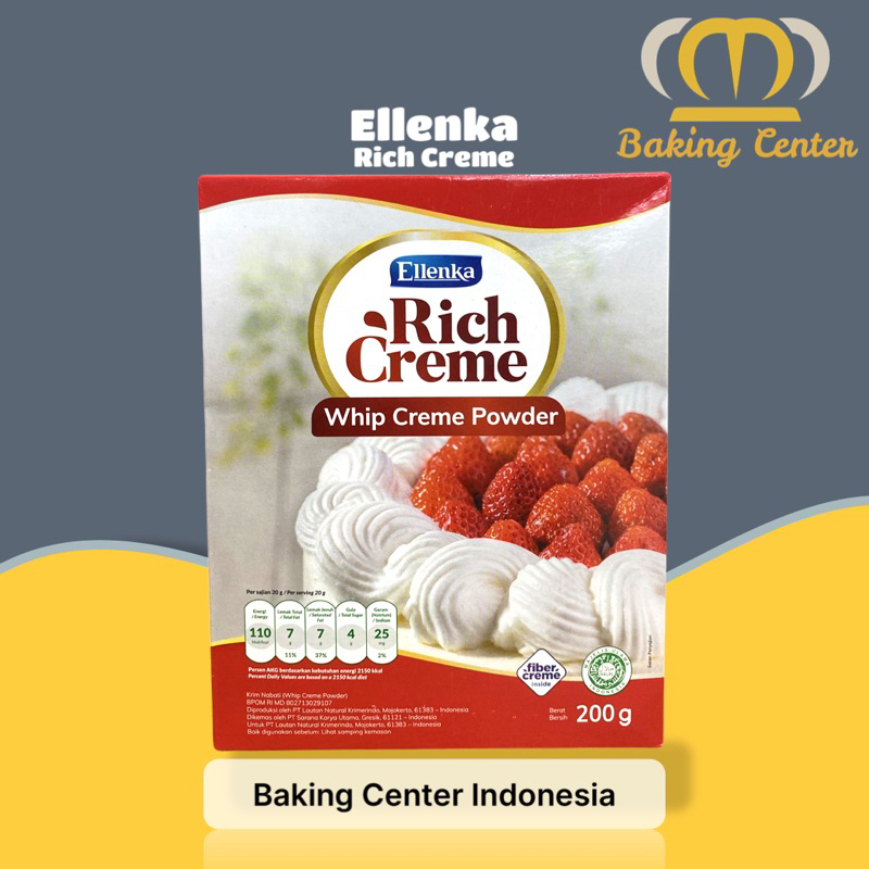 

Ellenka Rich Creme Whipe Cream 200gr