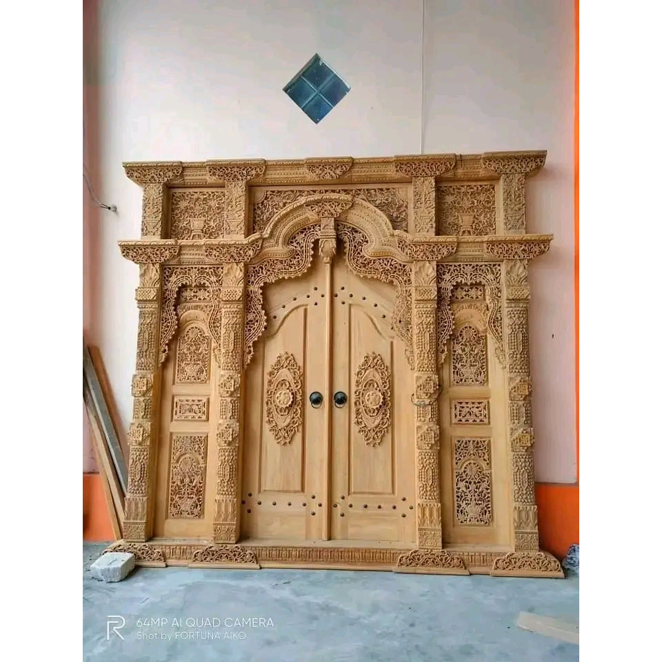 Pintu Gebyok Jati, Pintu Gebyok Motif Pintu Ukiran Tempel