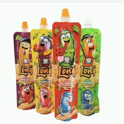 

SIDORE LONG JELLY 90ml ANGGUR MELON MANGGA STROBERI POUCH CEMILAN ANAK GRAPE MANGO STRAWBERRY JELI PANJANG MAKANAN MINUMAN RINGAN GROSIR MURAH PARSEL PARCEL MINUMAN ANEKA RASA