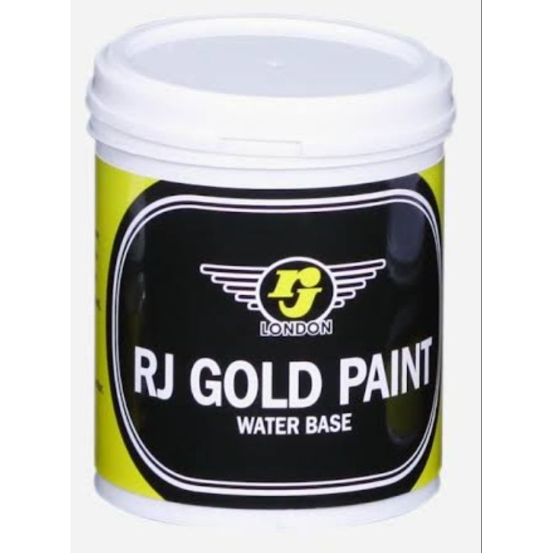RJ Gold Paint 1kg cat air cat warna emas cat gabus cat stereofom cat waterbase cat pagar
