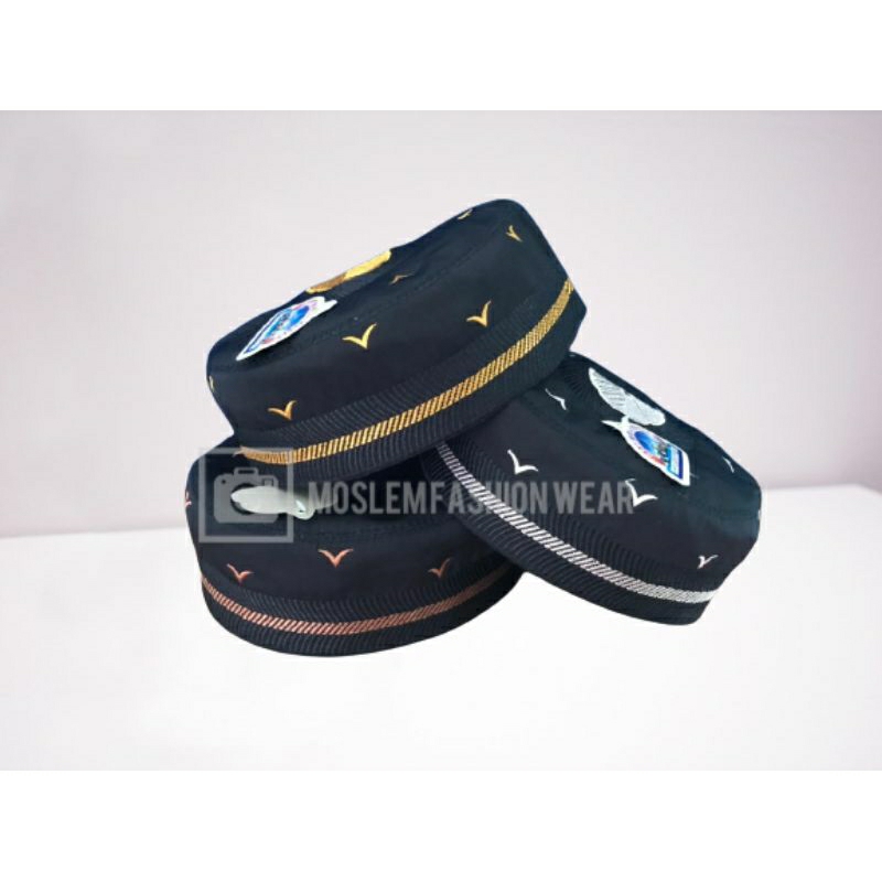 Peci Madinah Bugis Motif Bordir  Warna Warni | Premium Peci | Kopyah Haji | Peci Putih