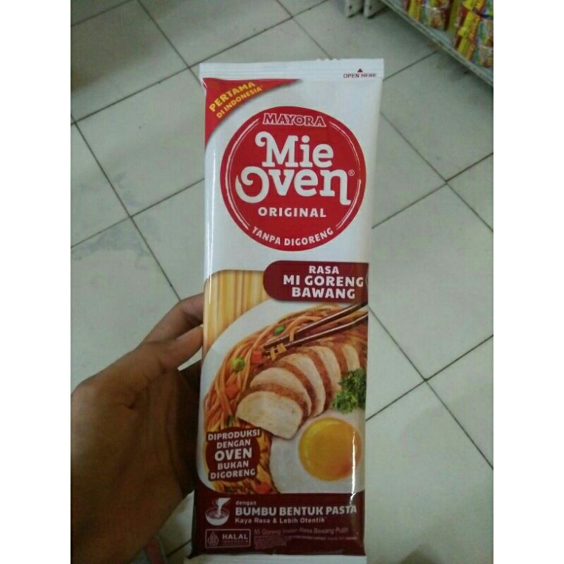 

MIE OVEN rasa MIE GORENG BAWANG