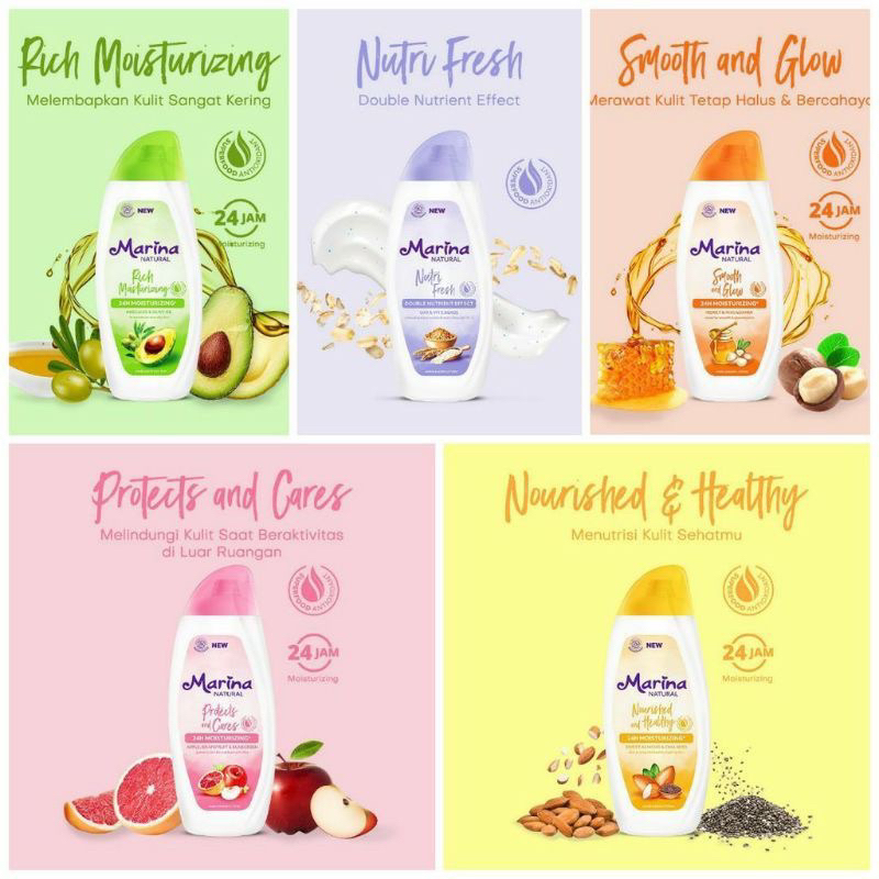 Marina body lotion 185 ml