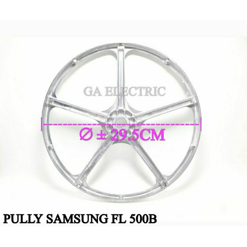 PULLY SEGITIGA MESIN CUCI SAMSUNG FRONT LOAD 500B
