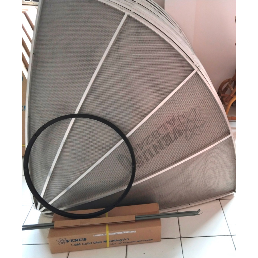 Dish Parabola Mesh ( Jaring )diameter  8 Feet VENUS warna Silver