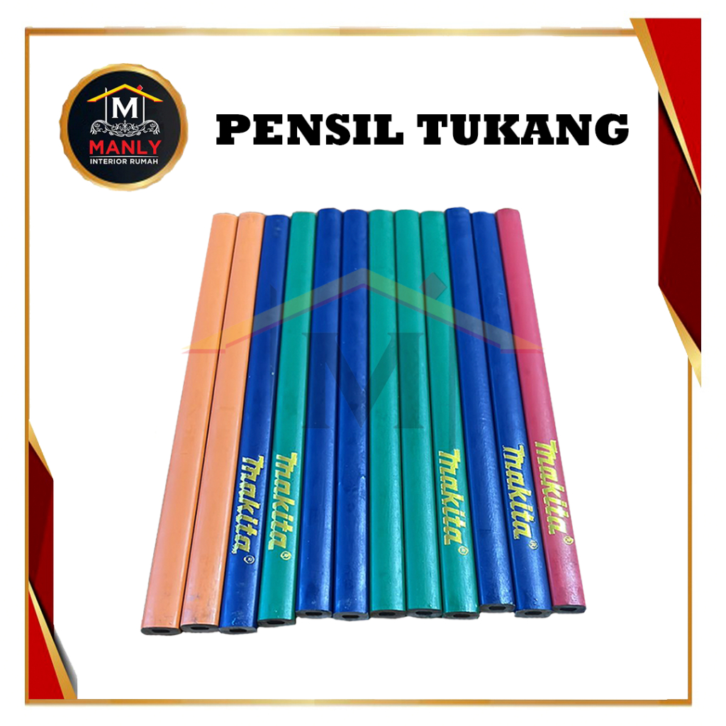 

Pensil Tukang Makita Pincil Kayu Bangunan