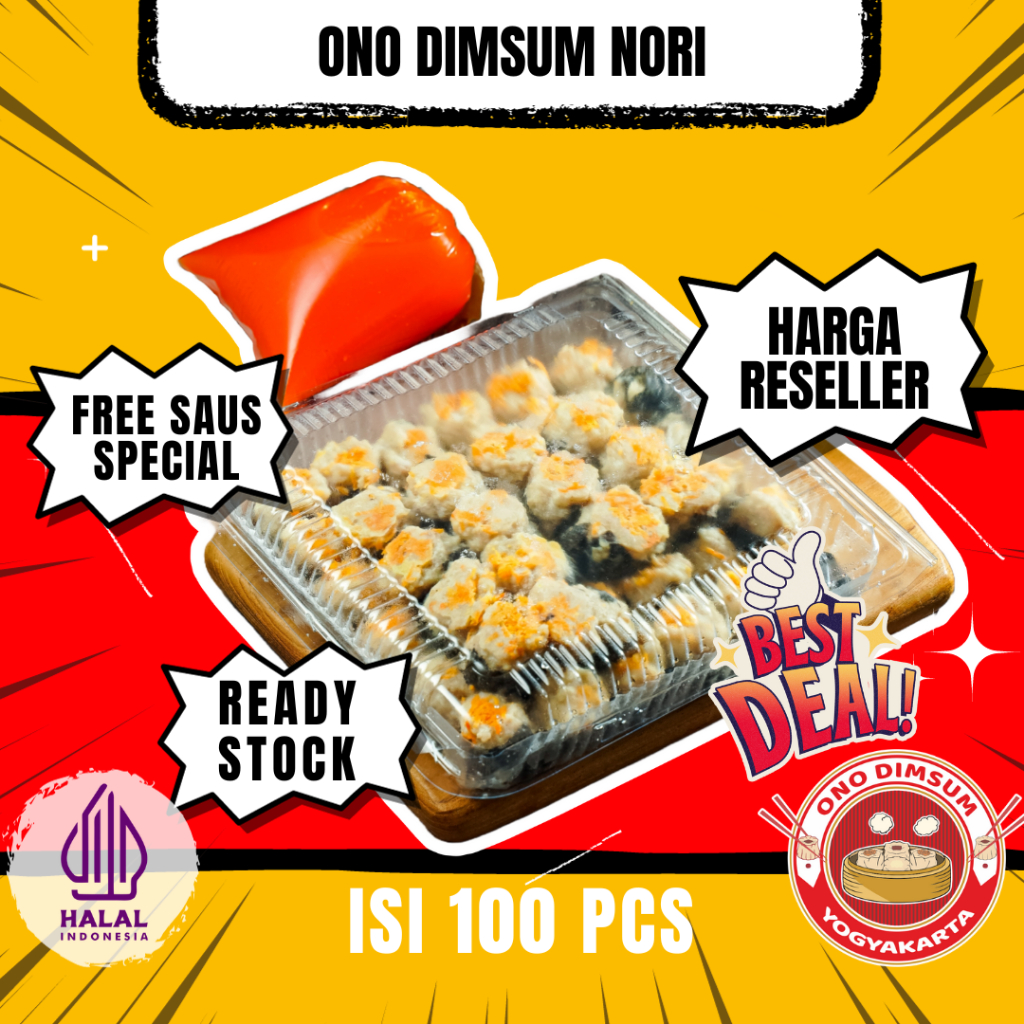DIMSUM NORI | ONO DIMSUM | DIMSUM ISI 100 | PABRIK DIMSUM TERBESAR DI YOGYA | DIMSUM HALAL | DIM SUM