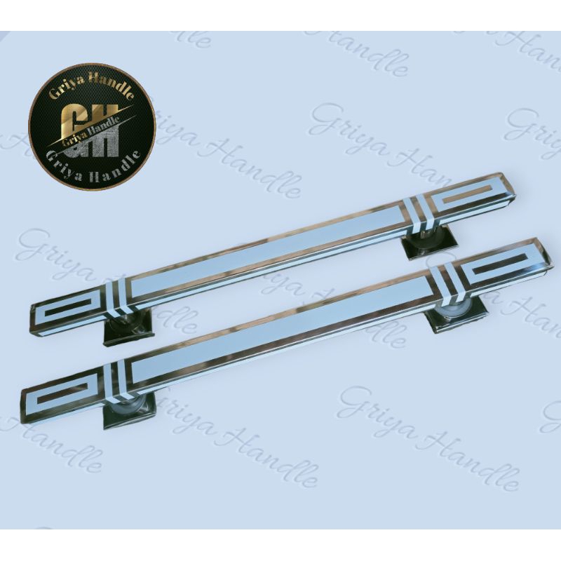 Handle pintu rumah full stainless panjang 45 cm/Gagang tarikan pintu rumah 2 dua pintu/Tarikan handl