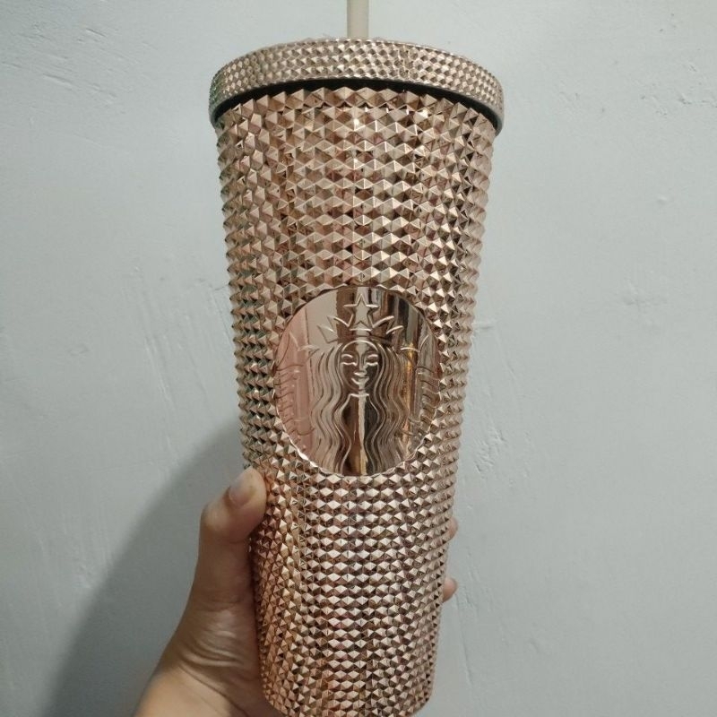 Tumbler Starbucks Gold Original Tag China  Version