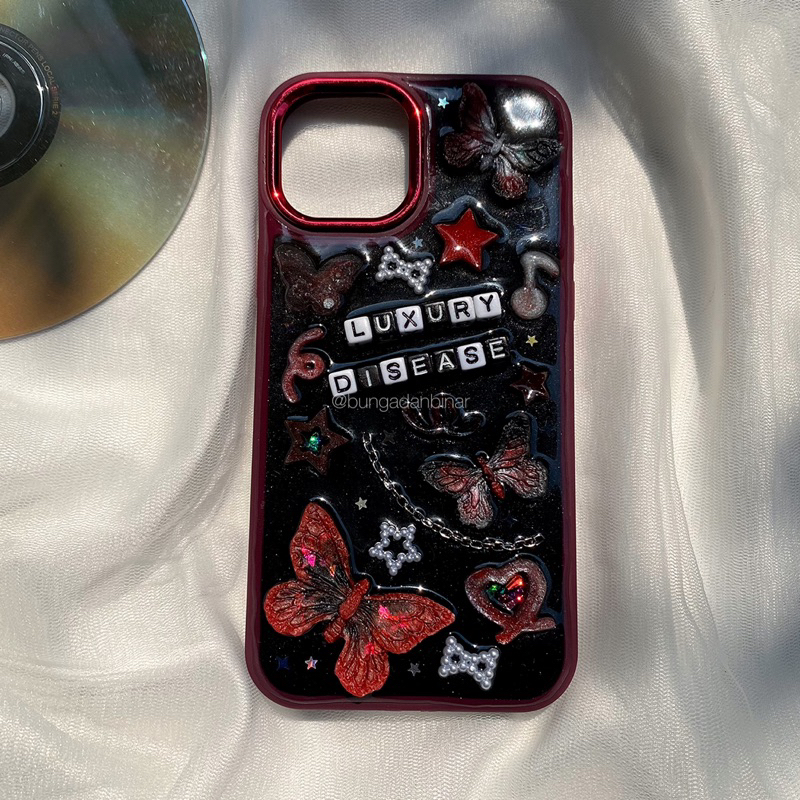 All Type Hp Custom Deco Resin Band Idol Anime Case By @bungadanbinar