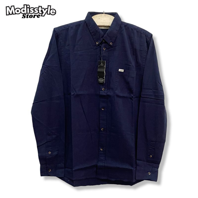 Kemeja Pria Lengan Panjang / Kemeja Polos Casual Pria Kerah Basic Lengan Panjang / Kemeja Concept