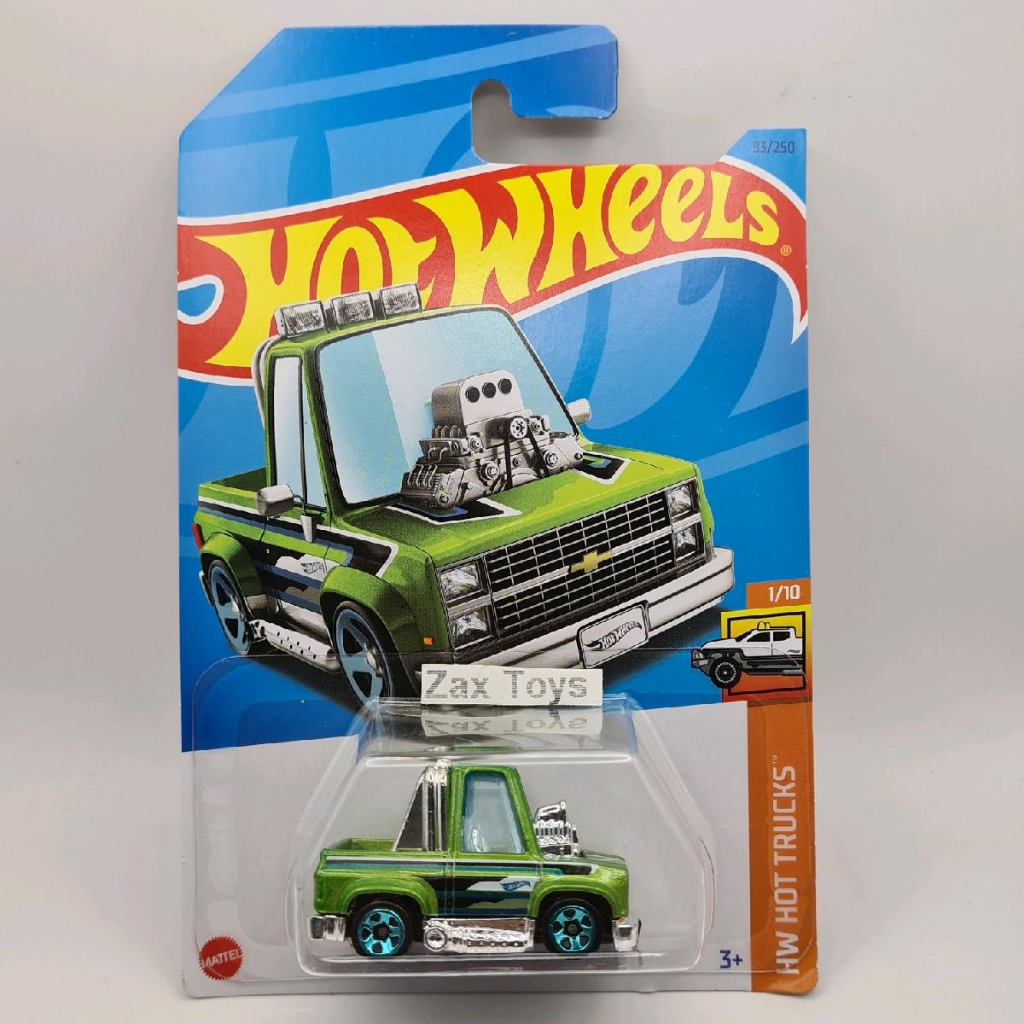 Hot Wheels Toon D 83 Chevy Silverado Hijau