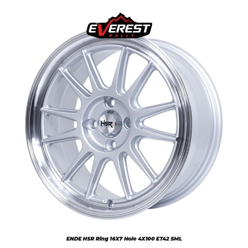 VELG HSR ENDE RING 16 LEBAR 7 HOLE 4X100 ET42 SML