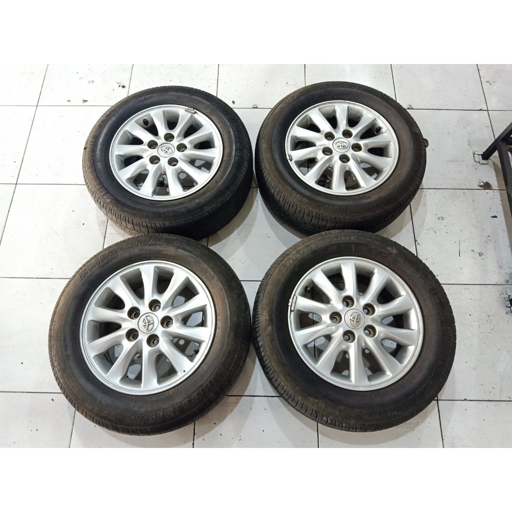 Velg Mobil Bekas Ring 15 Oem Inova Baut 5 Murah Original R15 Pcd 5x114,3 Buat Luxio Apv Kuda Grandma