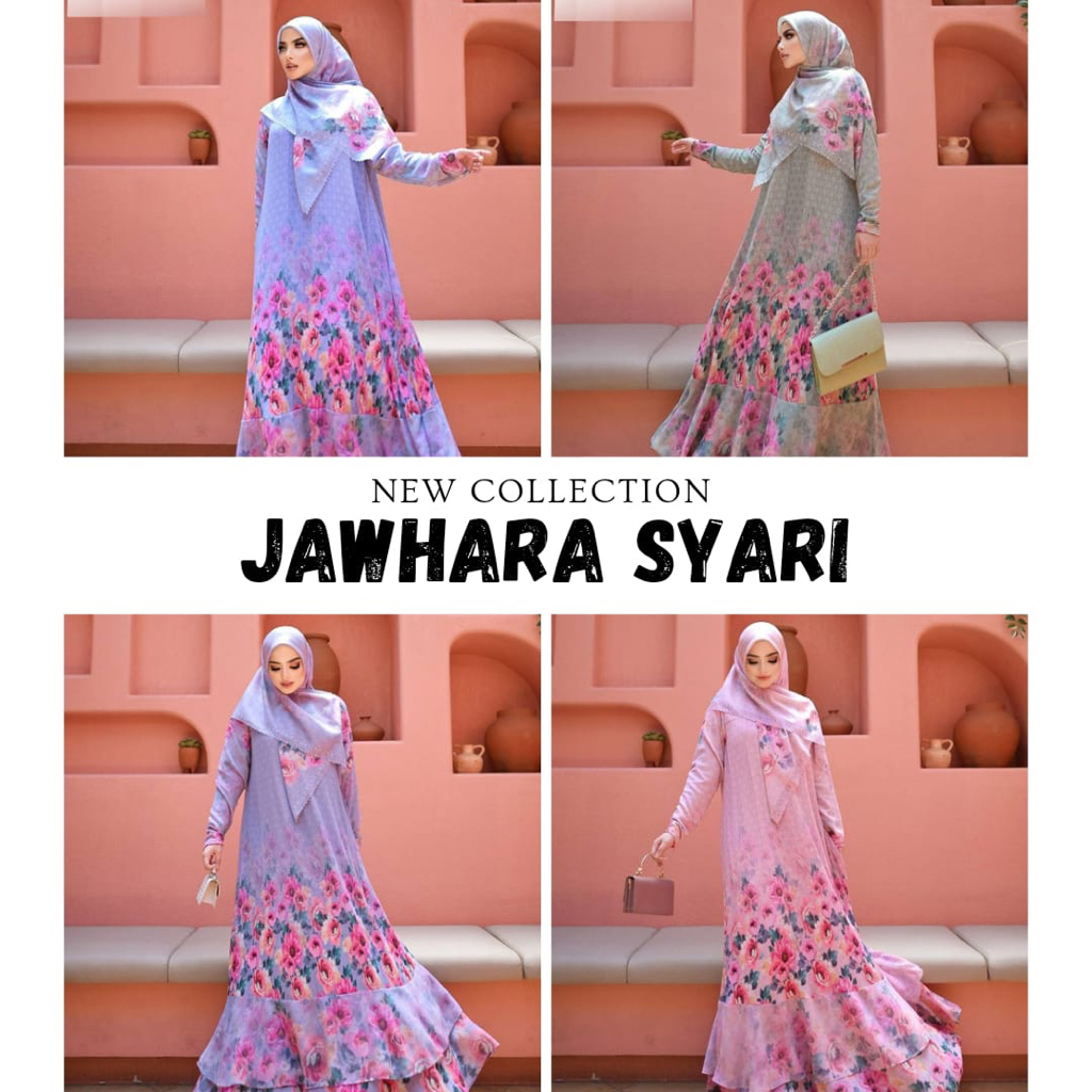 JAWHARA SYARI I MICHELLE SERIES I SET SCARF I BAJE SET SYARI