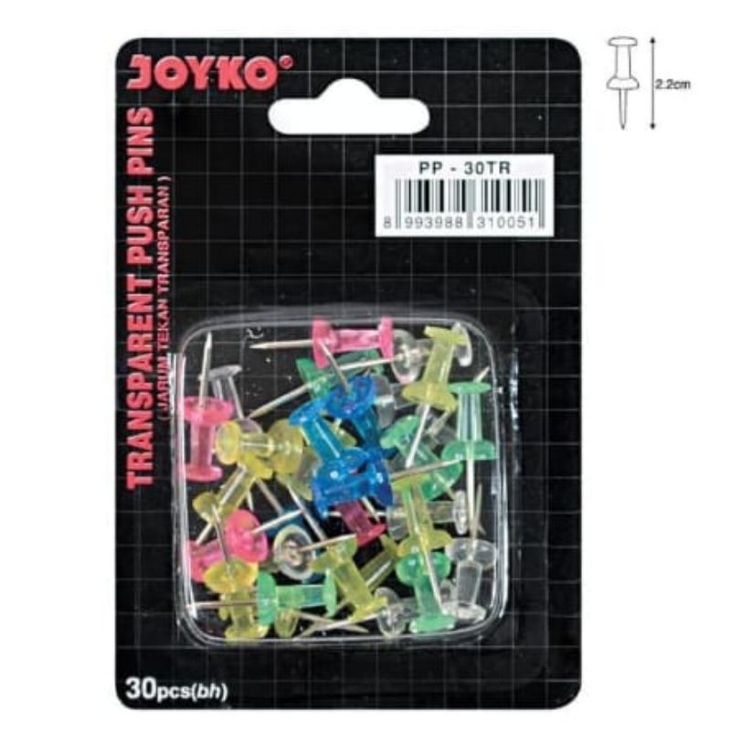 

PUSH PIN PP-30TR JOYKO / PAKU MADING JOYKO PP30TR