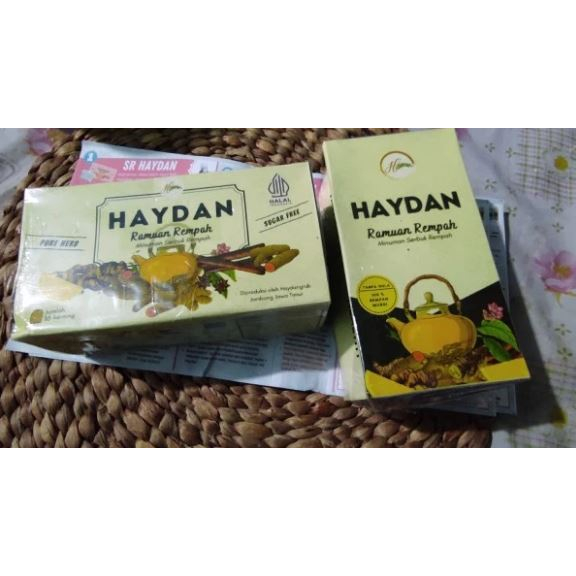 

Minuman HAYDAN rempah RR Diet, detox, Haid lancar dan imunitas