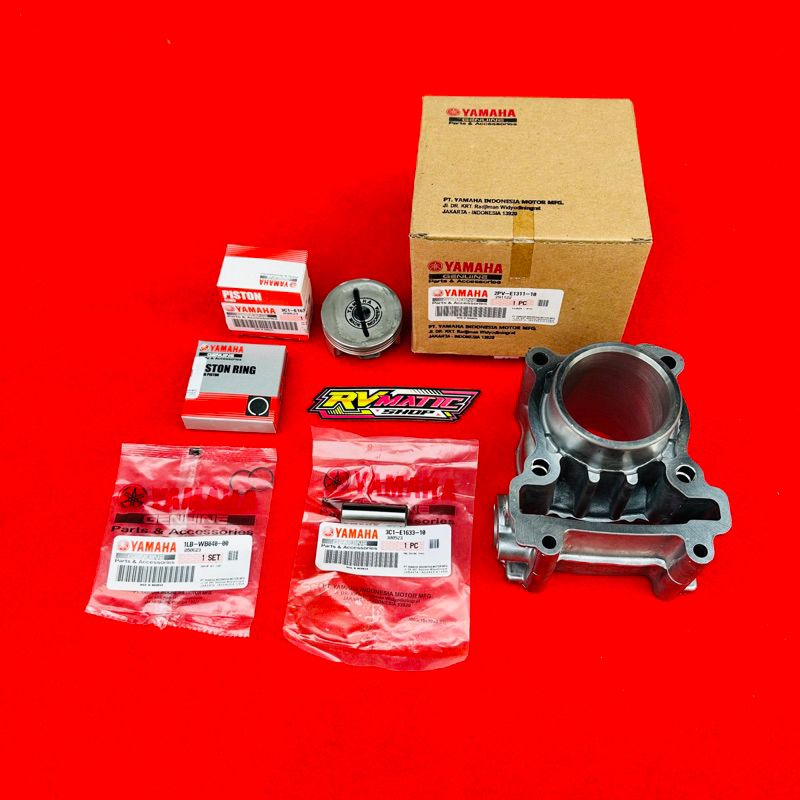 BLOK + PISTON BLOK SEHER 2PV MXKING VIXION NVA XABRE R15 V2 2016 VIXION NEW 150 LED ORIGINAL YAMAHA 