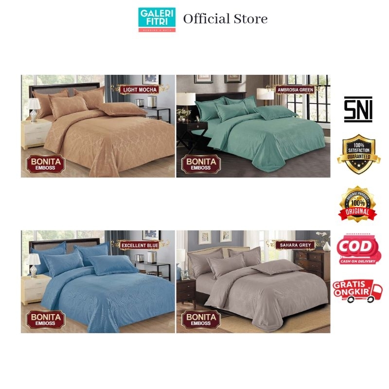 Bedcover Bonita Polos - Bed Cover Bonita Polos - Bedcover Bonita - Bedcover