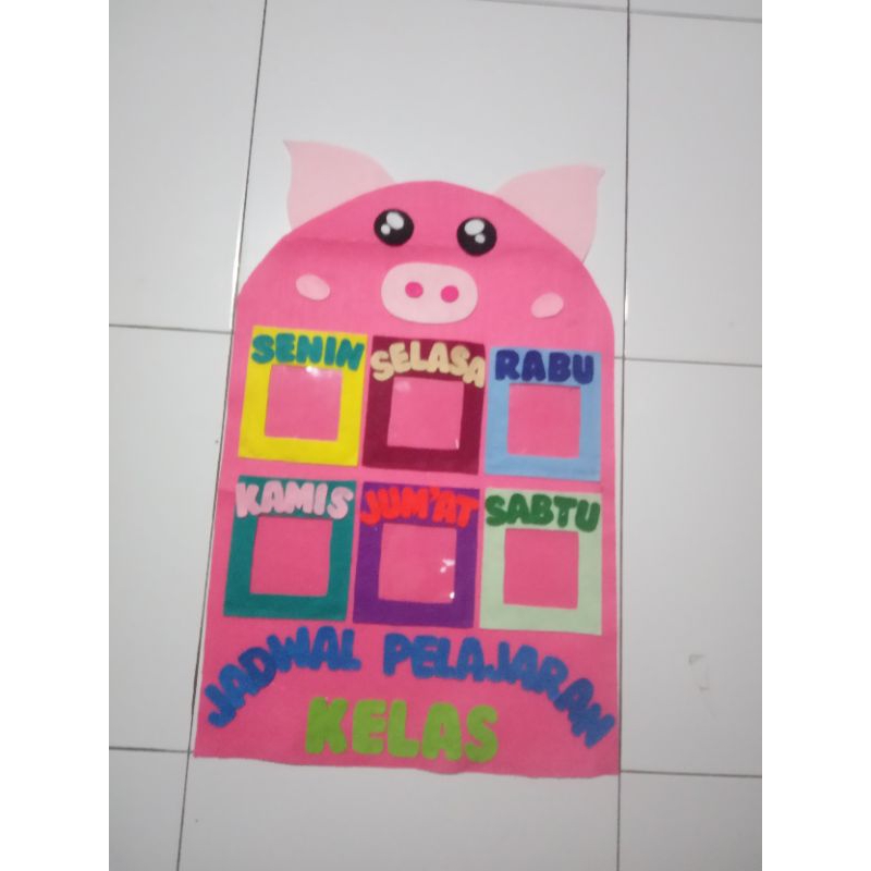 

(Bisa COD) Papan Jadwal Pelajaran/ Hiasan Kelas/ Hiasan Kamar