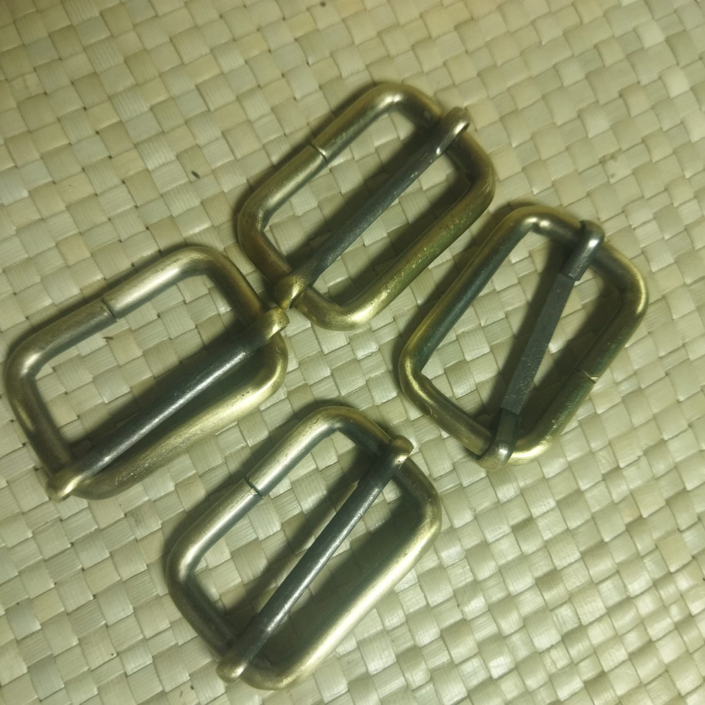 AKSESORIS TAS RING JALAN ATG BAKAR DAN GOLD 3CM