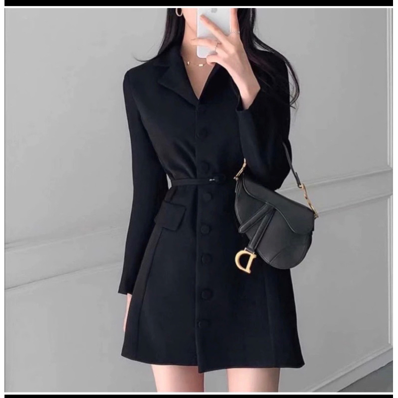 dress korea simple elegant