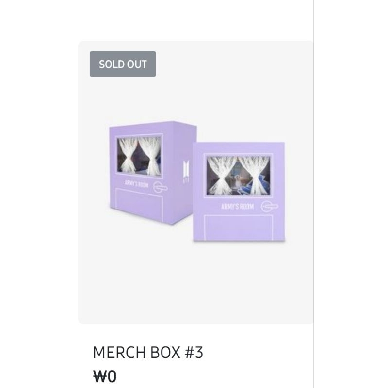 Merch Box 3 BTS